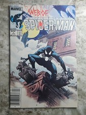 Web of Spider-Man 1 1985 KEY 1st App Vulturions Charles Vess Cover NM picture