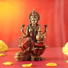 Lakshmi Devi Idol Statue for Home Puja Goddess Laxmi Idols 7 INCH picture