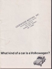 Volkswagen brochure 1962 What kind of car? Beetle Karmann Ghia Wagon picture