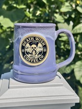 Death Wish Coffee Mug Ltd Ed FUEL YOUR ADVENTURE 2021 Deneen Pottery 1686/3500 picture