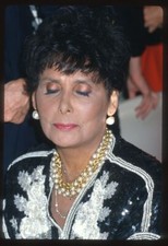 1987 LENA HORNE Live Candid Original 35mm Slide Transparency SINGER nb picture