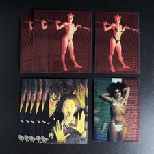 Vintage 1994 John Bolton Vampir Collection Promo Chrome Cards 10 LOT - #rd Cards picture