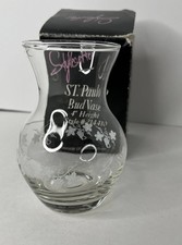 Stylesetter ST Paulo Bud Vase 4” Height Style 214410 Hand cut Blown Crystal picture