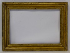 19th c. Berliner Leiste Old wooden frame in original condition: 18.1 x 12.4 in picture