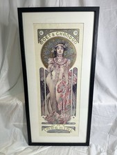 Alphonse Mucha Moet & Chandon Dry Imperial Poster 1996 Reproduction Art Nouveau picture