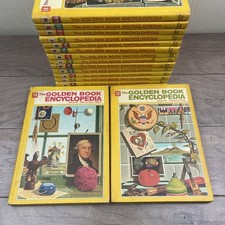 1970 The Golden Book Encyclopedia Set Volumes 1-16 Complete picture