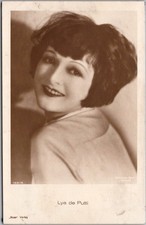 Vintage LYA DE PUTTI Photo RPPC Postcard Hungarian Film Actress c1920s - Unused picture