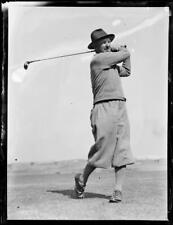 Golfer Ivo Whitton using a wood club, New South Wales, 1930s Old Photo picture
