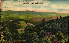 Vintage Postcard- North Fork Valley, West Virginia. picture