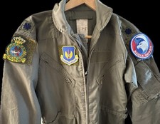 USAF CWU-27/P Flight Suit with Squadron Patches picture