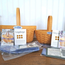 NEW Longaberger 2000 (Set 2) CENTURY CELEBRATIONS Baskets W/ Accessories And BOX picture