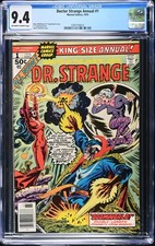 🔮 Doctor Strange Annual #1 CGC 9.4 OWW Marvel 1976 Dave Cockrum Cover picture
