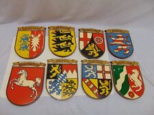(8) Vintage Western Germany Handarbeit AN Crest Logo wall Signs Horses 8