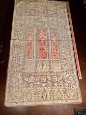 Vintage/Antique Turkish Muslim Islamic Prayer Rug 42”x 30” Hand Made picture