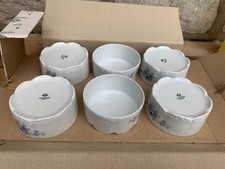 6 Pc Rosenthal Monbijou Belvedere Classic Rose Dessert / Fruit Bowls NIB Germany picture