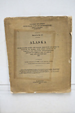 US Treasury Dept. Alaska Map of Sailing Lakes 1899 Cordova, Bucarelli & Red Fish picture