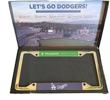 NEW LA DODGER METAL PLATE FRAME Yaamava Casino Sports picture