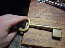 Large 5 1/2 Inch Brass Key picture