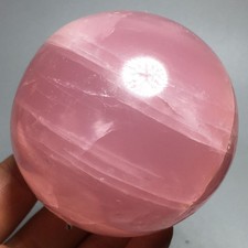 540g  NATURAL rose quartz sphere CRYSTAL ball healing picture