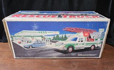 NIB Vintage 1994 HESS Toy Truck - RESCUE TRUCK With Orginal Box picture