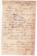 1907 Letter from USMC Private at Sitka Alaska to Hibernia Bank San Francisco CA picture