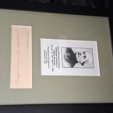 SUSAN B. ANTHONY  * PSA * Cut Autograph CUSTOM CARD Signed * Women's Suffragist picture