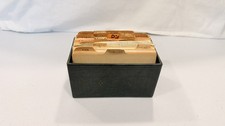 Vintage recipe box of HandWritten and clipped Recipes Vintage ephemera  picture