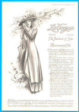 1909 La VOUGE coats and suits ladies garments antique art PRINT AD Fall styles picture