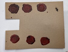 Antique 1800s Wells Fargo Wax Seal Stamps picture