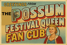 d122 Possum Queen Festival Travel Greetings Postcard Refrigerator Magnet picture
