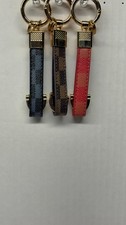 Designer Pattern Keychain/Bag Charm- Gold Metal Finish (Louis Vuitton) picture