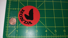 VINTAGE SMALL HONDA Sticker / Decal  RACING ORIGINAL OLD STOCK picture