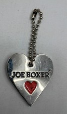 Vintage Joe Boxer Metal Keychain, Bag Pull, Charm Vintage Original  picture