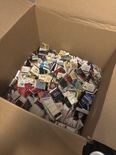 Huge Vintage Match Lot Hundreds of Vintage Matchbook Matchbox + Covers picture