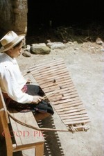 #GM76- x Vintage 35mm Slide Photo- Central America - Red Kodachrome- 1950s picture