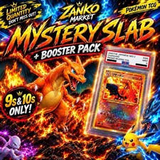 🔥 Pokemon Mystery Slab Card + Booster Pack - PSA 9 Read Description 🔥 picture
