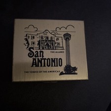 Vintage 1968 San Antonio HemisFair Souvenir Petty Cash Coin Case The Alamo picture