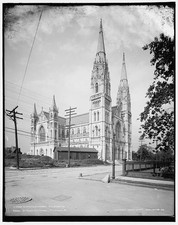 Photo:Pittsburgh PA St Pauls Cathedral 1900s Gothic Revival Church picture