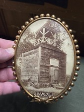 Vintage 1890's Souvenir Picture Lexington MA Historic Old Belfry Memorial Photo picture