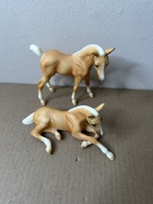Palomino Twin Foals No.1256 Breyer Traditional Horses 2004-2005 Amber And Ashley picture