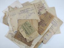 50 Soviet vintage receipts and other random papers 1920s-1980s picture