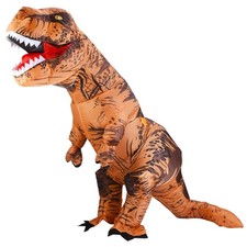 Lulu Home Halloween Dinosaur Costume, Inflatable T-Rex 7.5FT, Brown T-rex picture