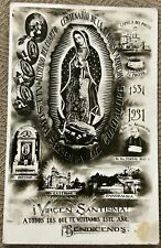 Virgen Santisima. Virgin Mary. Real Photo Postcard. Catholicism. RPPC. picture