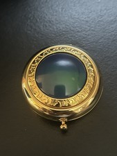 Vintage Estee Lauder The Attitude Mood Stone Lucidity Pressed Powder Compact picture