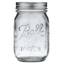 Ball Regular Mouth 16oz Pint Mason Jars with Lids & Bands, 12 Count picture