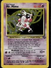 Mr. Mime (6) Unlimited Holo Rare Jungle 06/64 LP picture