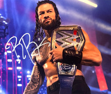 Roman Reigns WWE CHAMP Signed 8x10
