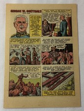 1947 double-sided cartoon page ~ GEORGE W GOETHALS/ULYSSES S GRANT picture