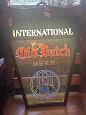 Vtg c1960s International Old Dutch Beer IBI Advertising Light Bar Sign Display picture