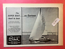 1967 Ad. Schock Boat Builders. Santa Ana, California. The Santana picture